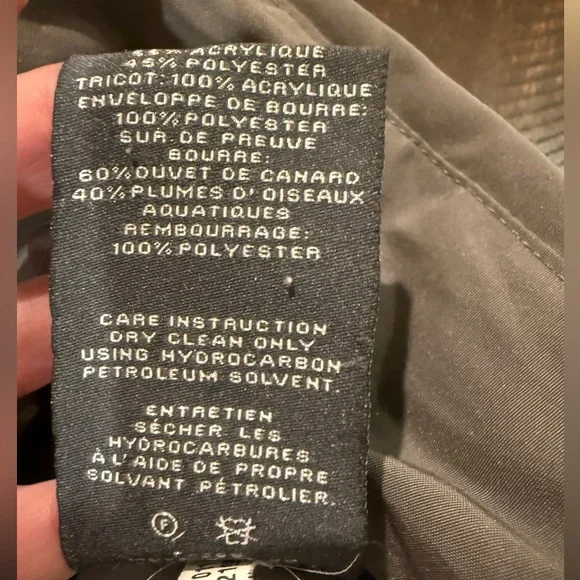 Vince Camuto Long Down Puffer Coat Parka Faux Fur Hood Gray M - Picture 11 of 16